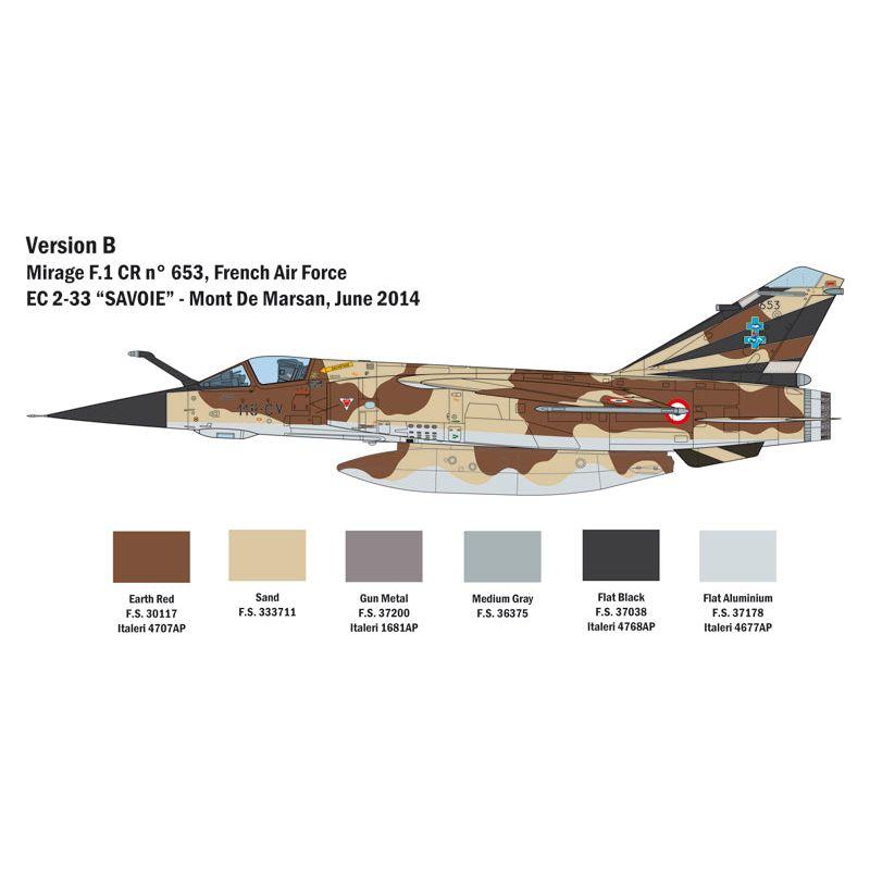 ITALERI 1/48 Mirage F.1 CT/SR Special Edition