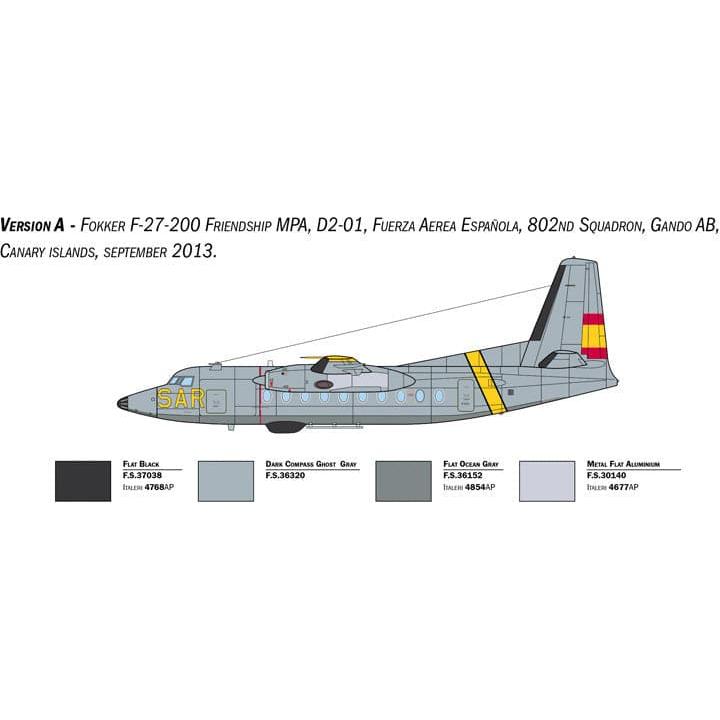 ITALERI 1/72 Fokker F-27 Maritime Patrol