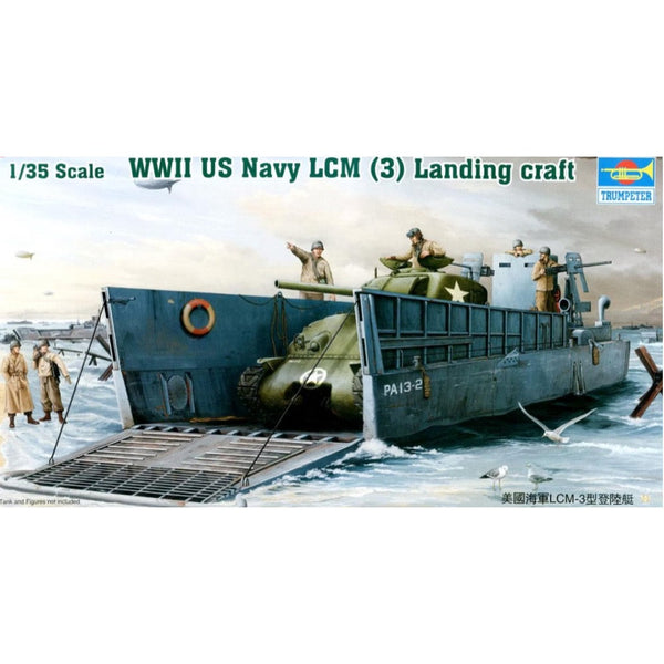 TRUMPETER 1/35 WWII US Navy LCM(3) Landing Craft