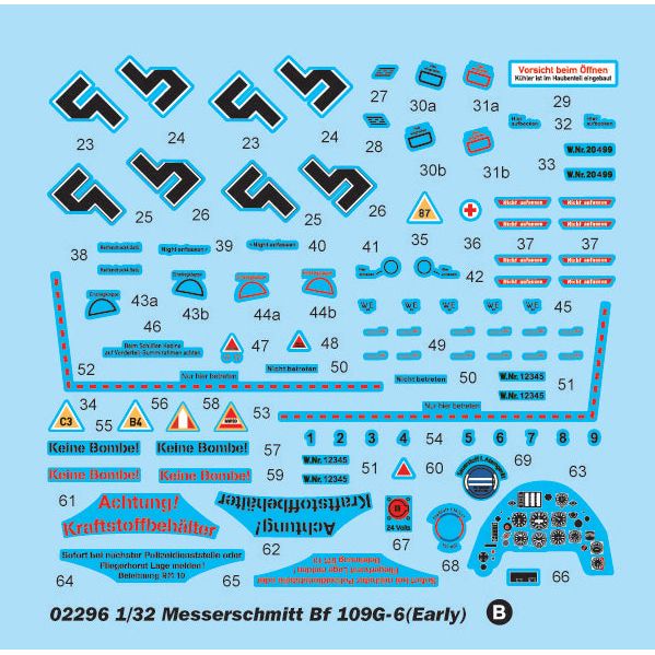TRUMPETER 1/32 Messerschmitt Bf 109G-6 (Early)