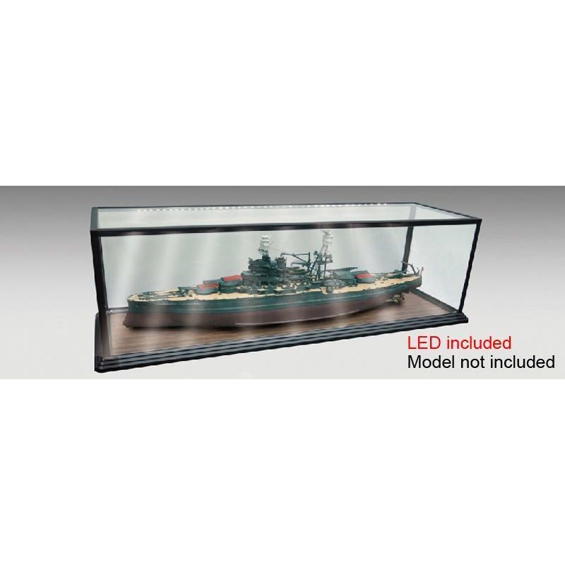 Trumpeter Glass Showcase with LED - Length: 1.0m
