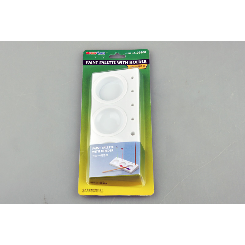 Trumpeter Paint Palette with Holder