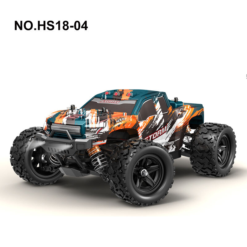 TORNADO 1/18 4WD RTR High speed truck Storm 2.4g 36KM 20 Minute runtime Orange/Green Body V2 2026