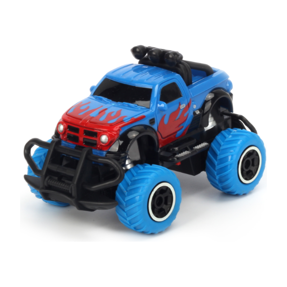 TORNADO RC 1/43 Scale 4 channel RC Blue RTR car Body, (Requires AA Batteries) Brushed