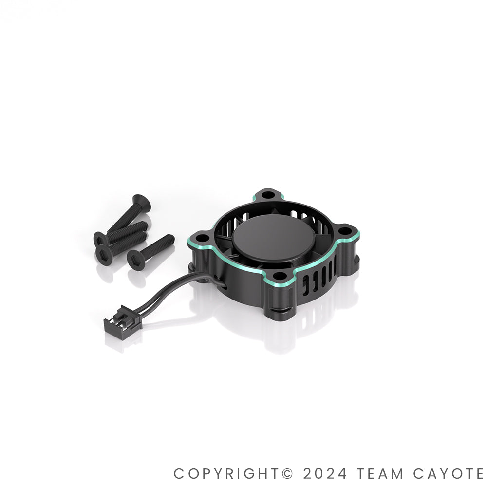 CAYOTE Crest RS120 Aluminum 20x20x7mm Cooling Fan w/Micro Plug (Aurora Green)