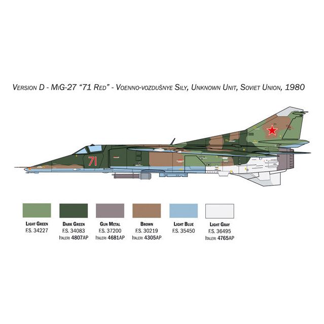 ITALERI 1/48 MiG-27/MiG-23BN "Flogger"