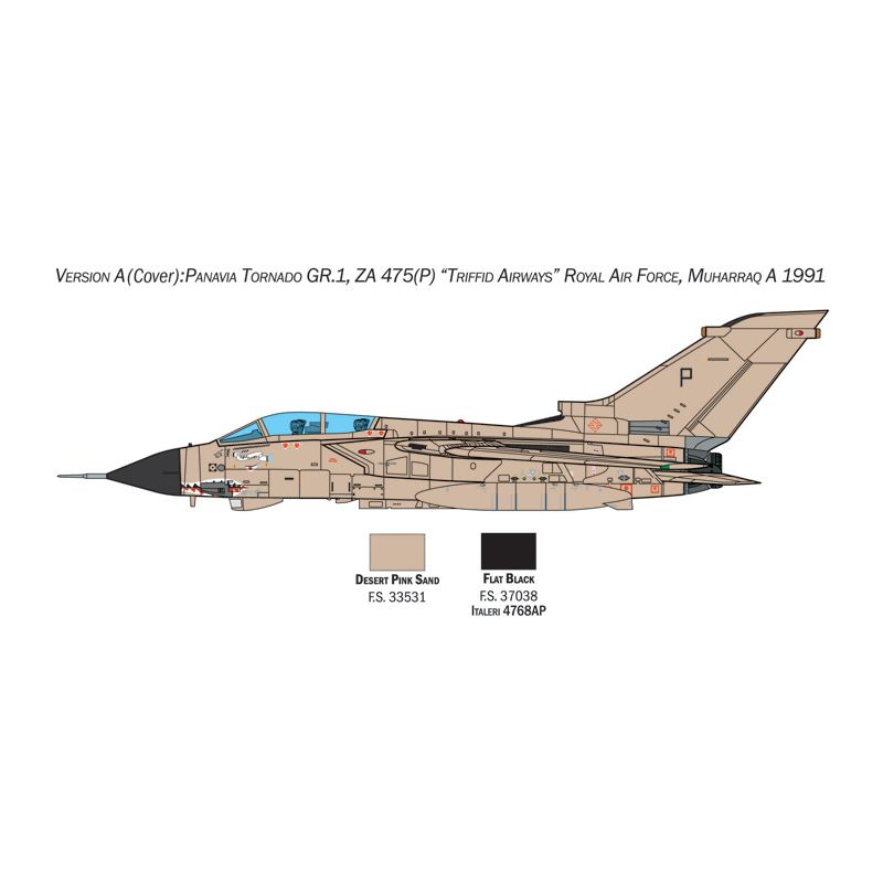ITALERI 1/48 Tornado GR.1/IDS Gulf War- War Thunder Series