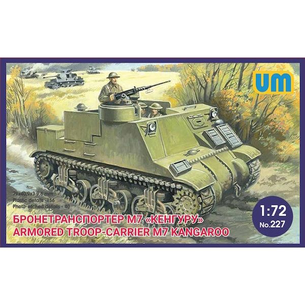 UM-MT 1/72 Armored troop-carrier M7 <Kangaroo> Plastic Model Kit