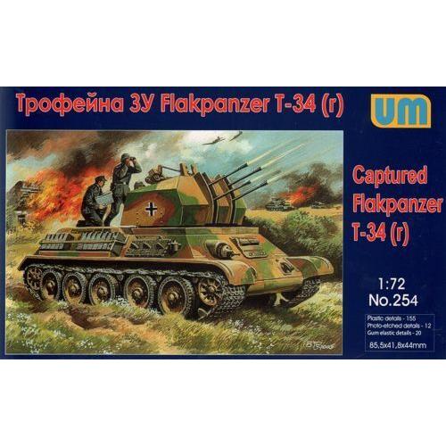 UM-MT 1/72 Captured Flakpanzer T-34 Plastic Model Kit