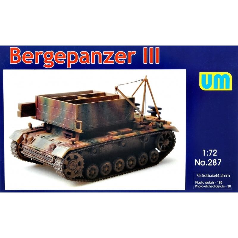 UM-MT 1/72 Bergepanzer III Plastic Model Kit
