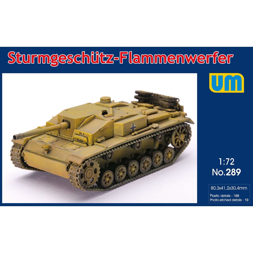 UM-MT 1/72 Sturmgeschutz Flammenwerfer Plastic Model Kit