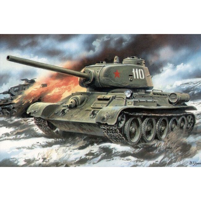 UM-MT 1/72 WWII MEDIUM TANK T-34/85 (model 1944 ) Plastic Model Kit