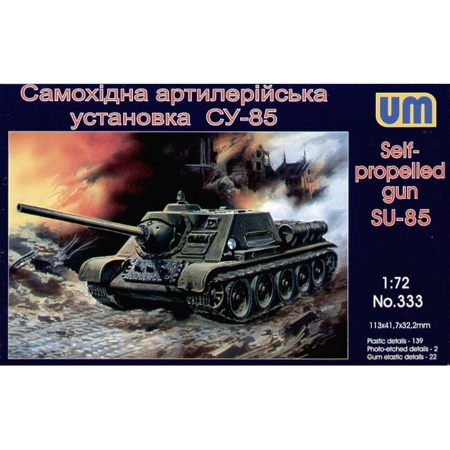 UM-MT 1/72 WWII SELF PROPELLED PLANT SU-85 Plastic Model Kit