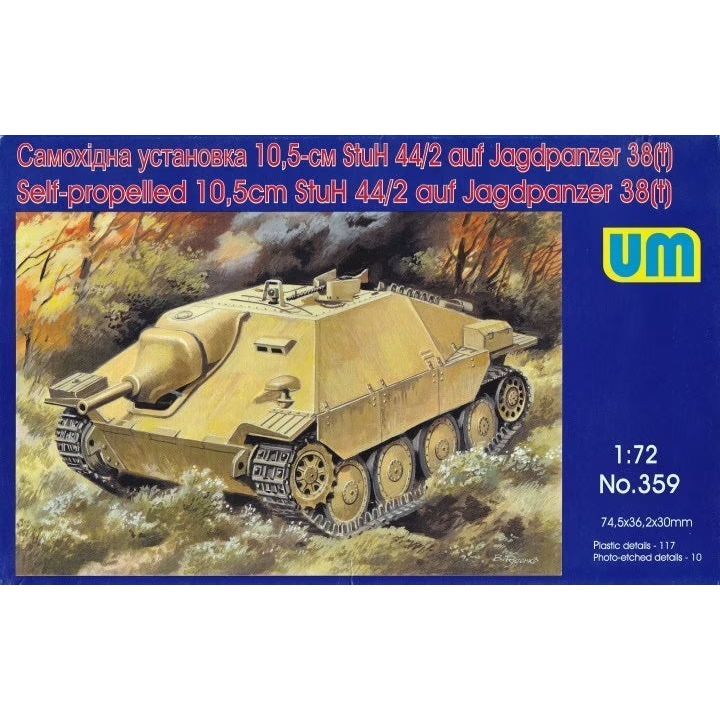 UM-MT 1/72 SP 10,5cm StuH-44/2 auf Jagdpanzer Plastic Model Kit