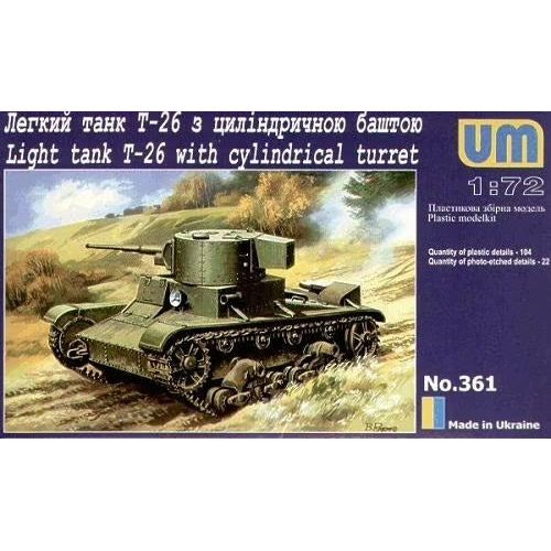 UM-MT 1/72 T-26-4 w/cyllindric turret Plastic Model Kit
