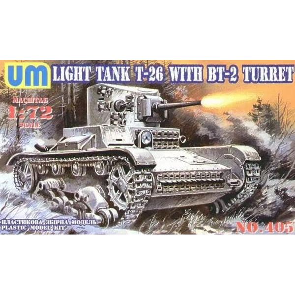 UM-MT 1/72 Light tank T-26/BT-2 Plastic Model Kit