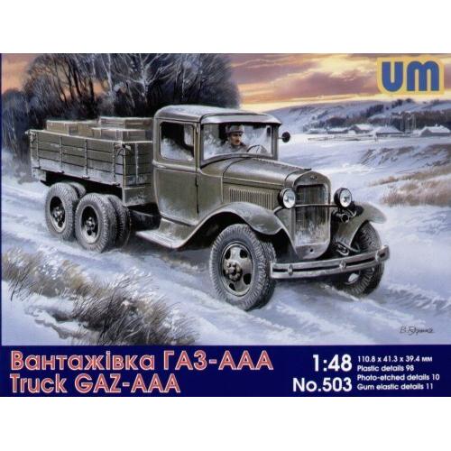 UM-MT 1/48 Soviet truck GAZ-AAA Plastic Model Kit