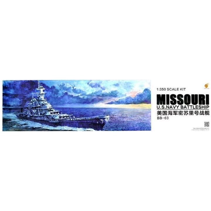 VERY FIRE 1/350 USS Navy Battleship BB-63 Missouri (White Box Edition)