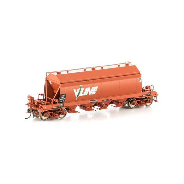 AUSCISION HO VHDY Cement Hopper, Wagon Red with V/Line Logos - 4 Car Pack