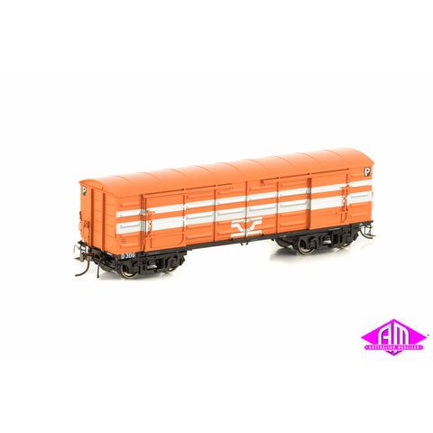 AUSCISION HO VR - VicRail, Orange with Silver Stripes and Tea Cup Logo, Set N4