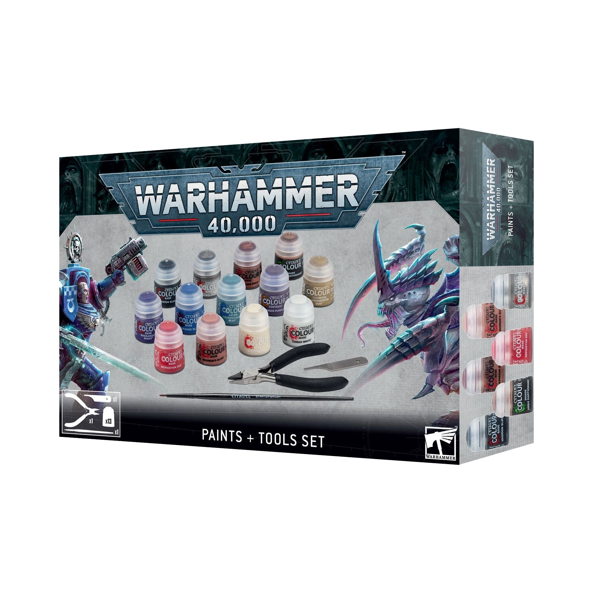 GAMES WORKSHOP Warhammer 40k Paints + Tools