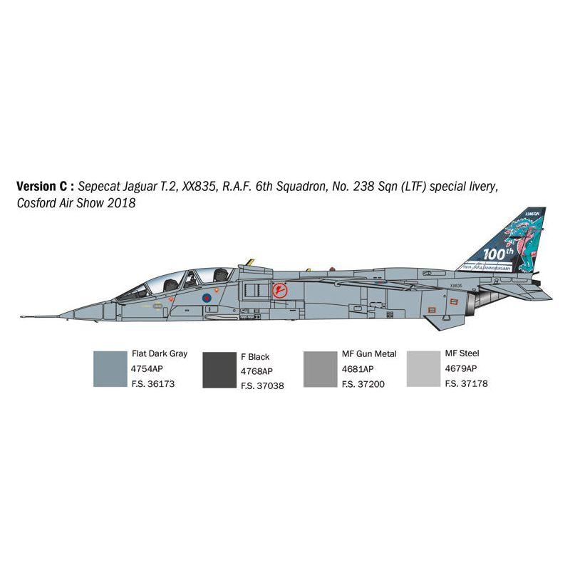 ITALERI 1/72 Jaguar T.2 R.A.F. Trainer