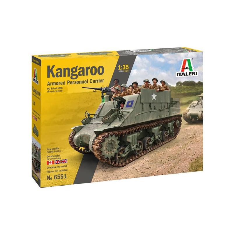 ITALERI 1/35 Kangaroo Armored Personnel Carrier (Inc. 3 Fig