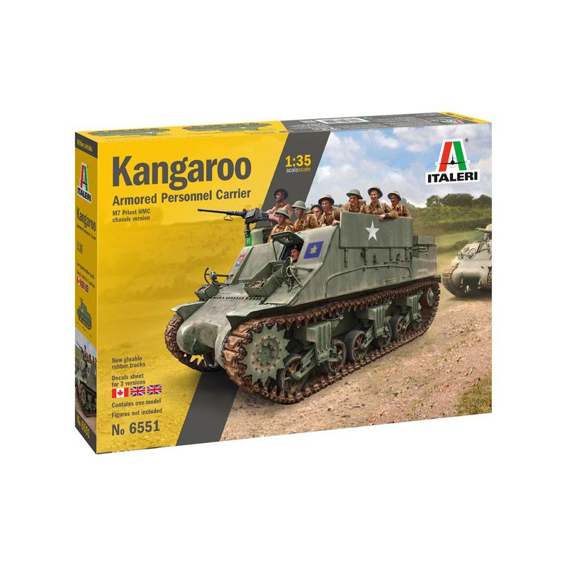 ITALERI 1/35 Kangaroo Armored Personnel Carrier (Inc. 3 Fig