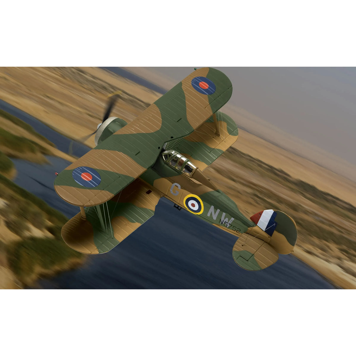 CORGI 1/72 Gloster Gladiator MKII -N5752/NW/G - FL. OFF. Alan Boyd