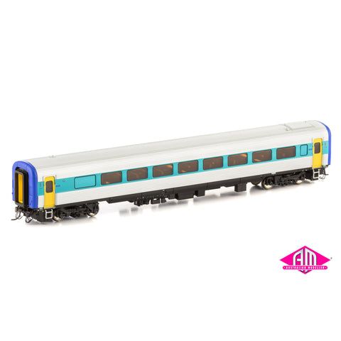 AUSCISION HO RailCorp CountryLink XPT, Blue/Teal/White - 7 Car Set