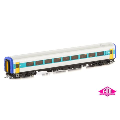 AUSCISION HO RailCorp CountryLink XPT, Blue/Teal/White - 7 Car Set