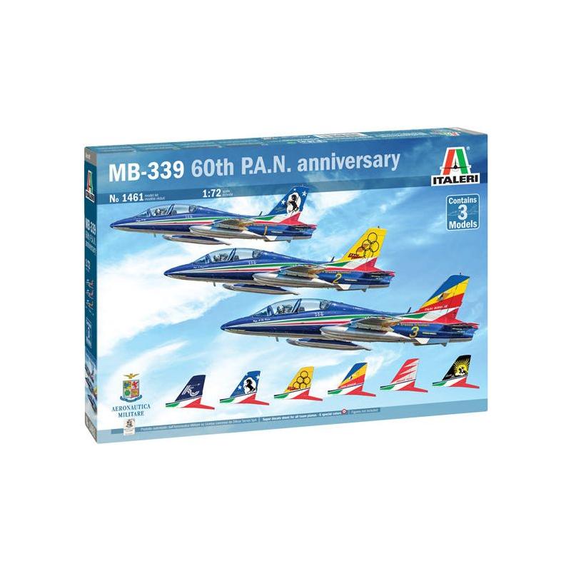 ITALERI 1/72 Maachi MB 339 (3 Kits) P.A.N. 60th Anniversary