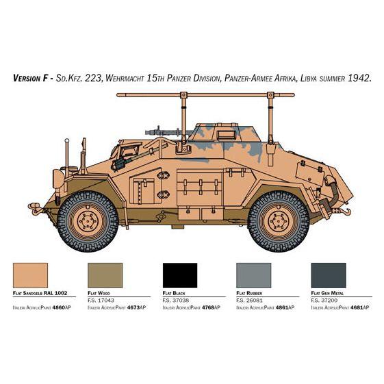 ITALERI 1/56 Sd. Kfz. 222/223