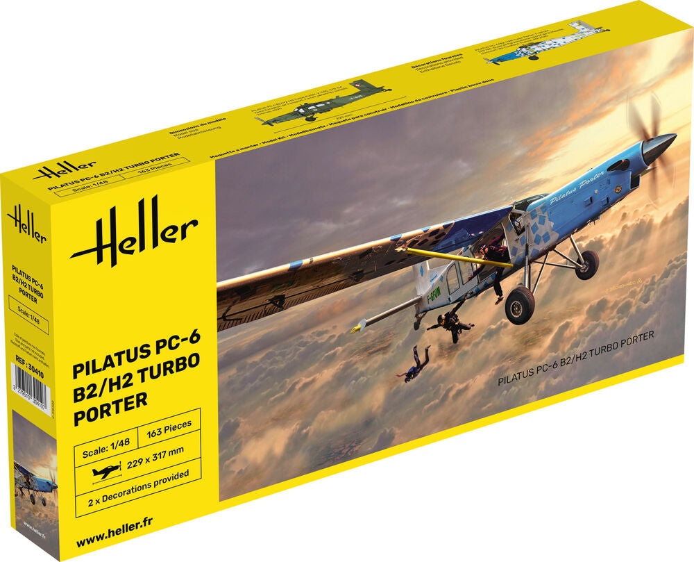 HELLER 1/48 Pilatus PC-6 B2/H2 Turbo Porter