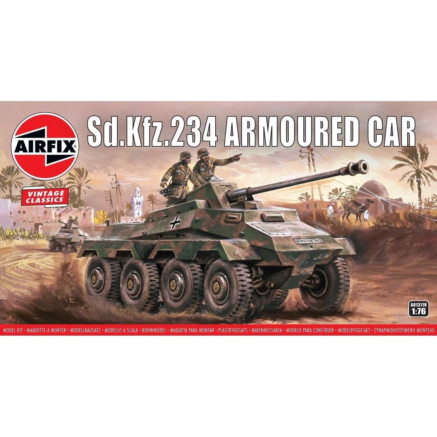 AIRFIX 1/76 Sd.Kfz.234 German Armoured Car