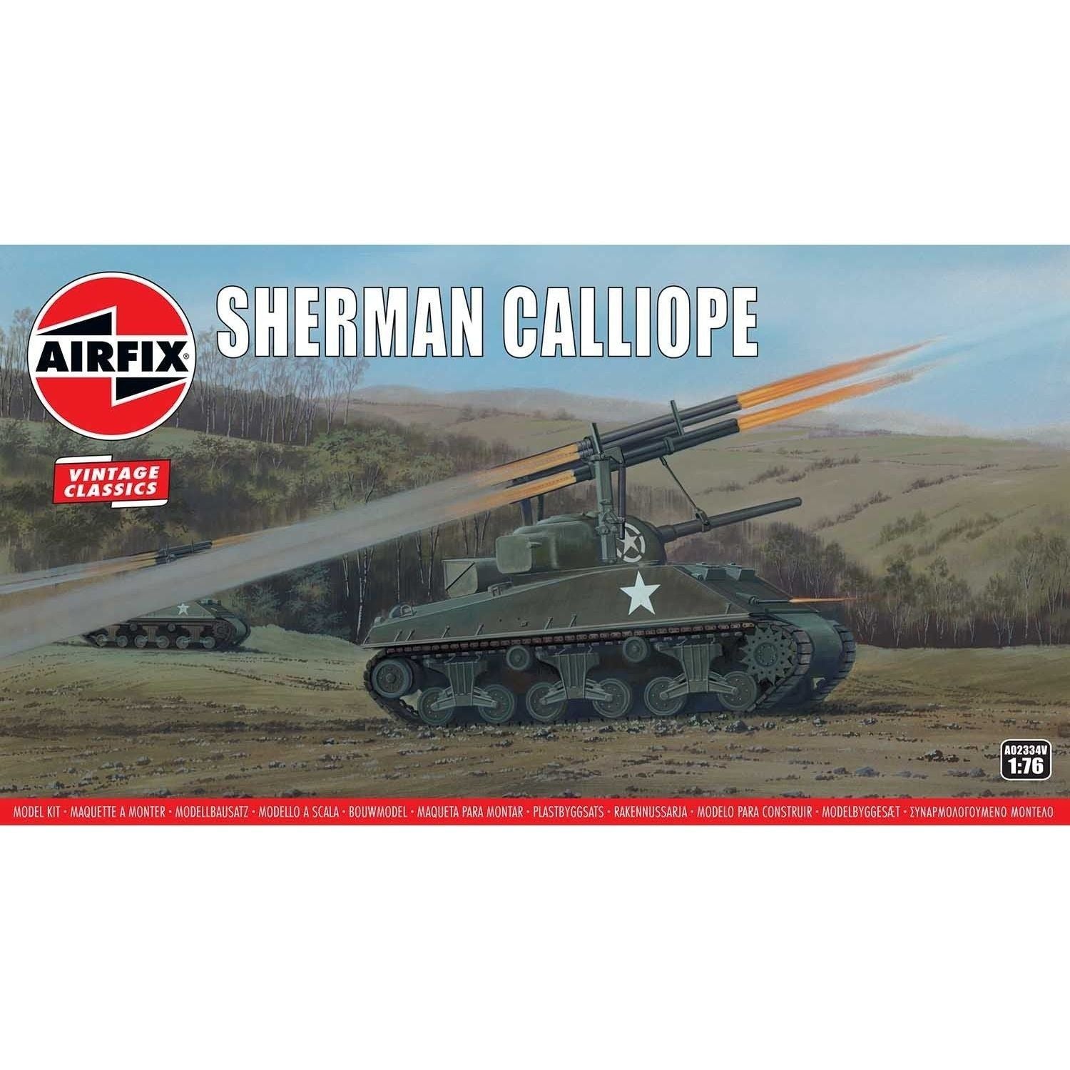 AIRFIX 1/76 Sherman "Calliope" Tank