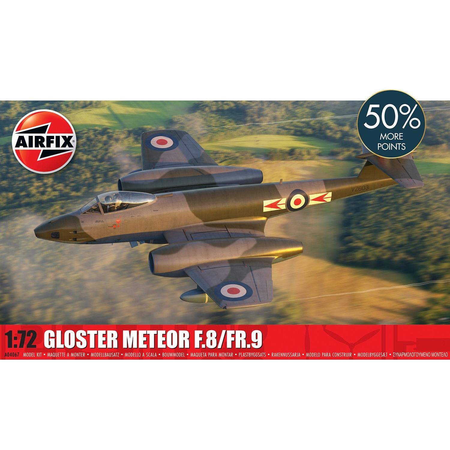 Airfix 1/72 Gloster Meteor F.8/FR.9 a04067