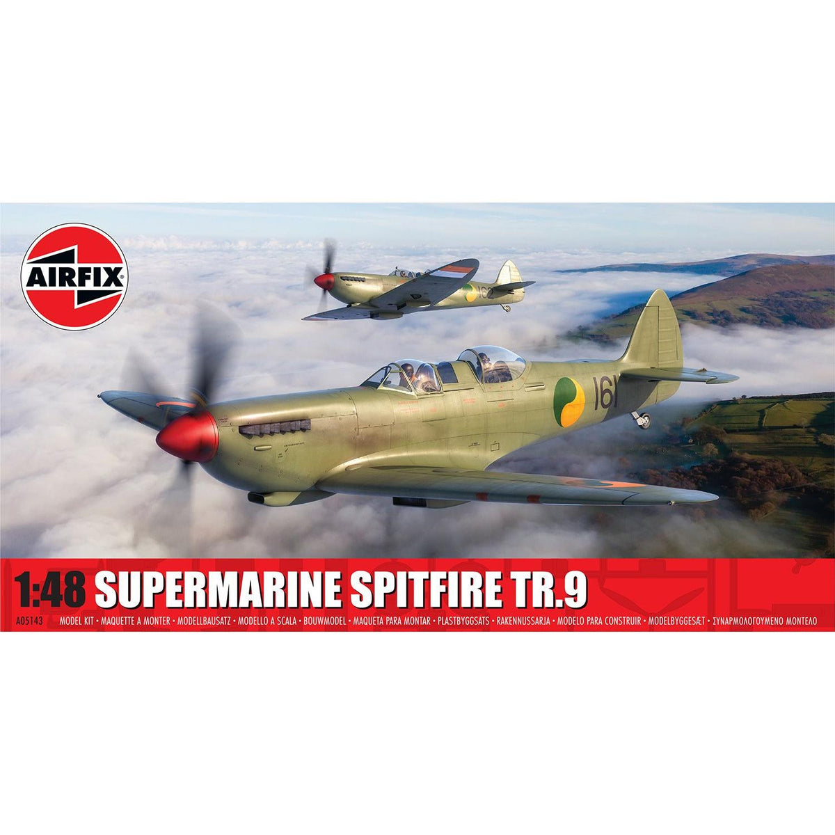 Airfix aircraft model kit components