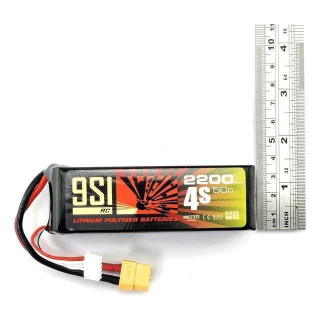 NINESTEPS 2200mAh 14.8V  50C 4 Cell LiPo Battery Soft Case (XT60 Plug)