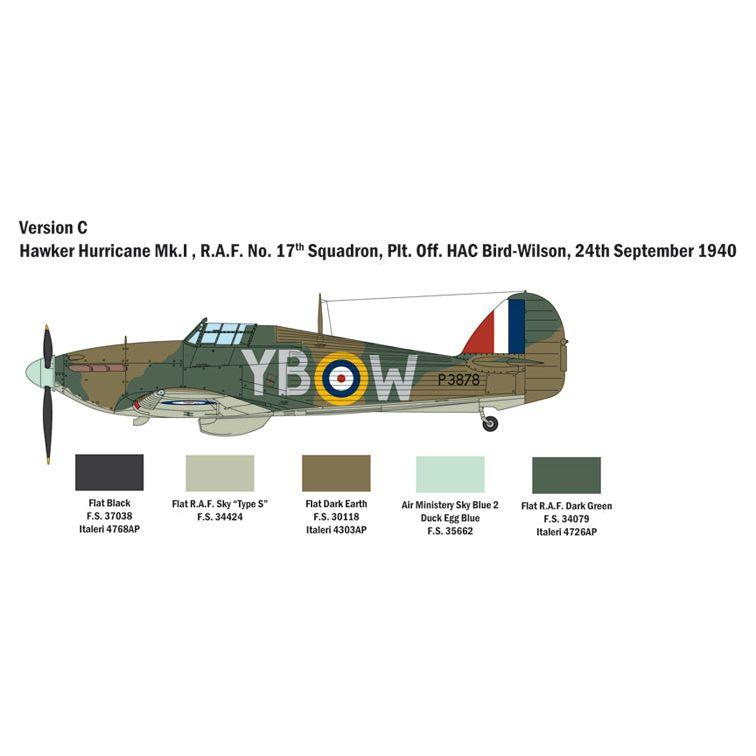 ITALERI 1/48 Hurricane Mk.I Battle of Britain