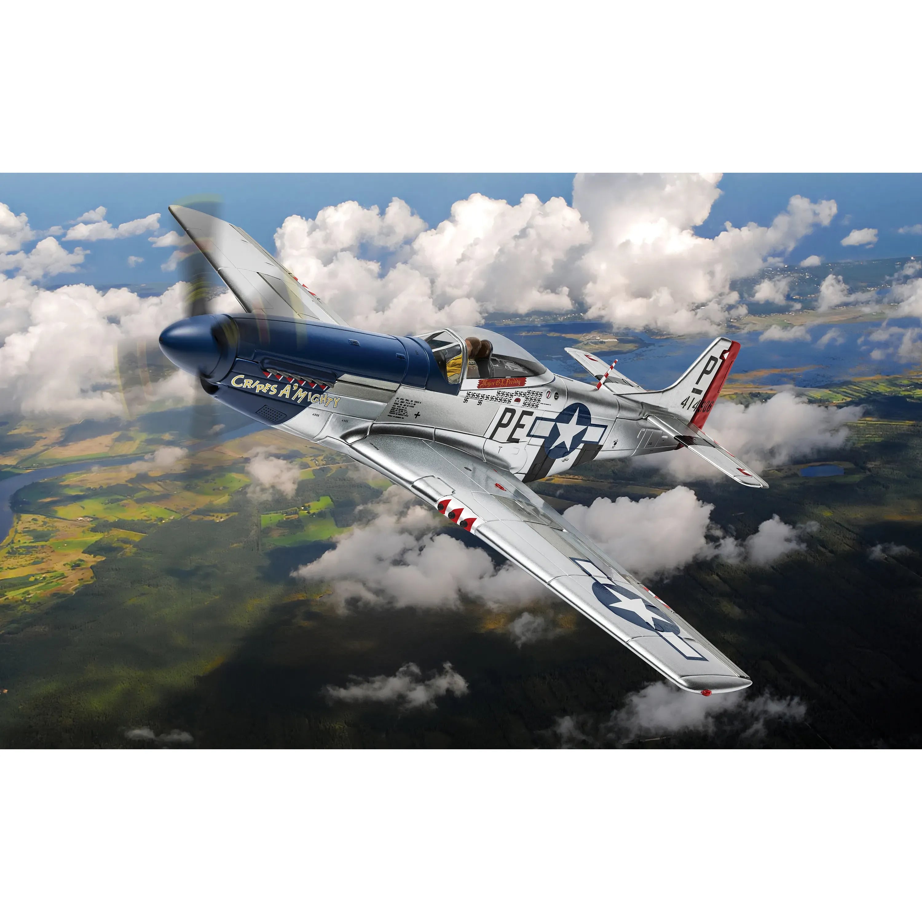 CORGI 1/32 North American P-51D Mustang, 41-4906, 'Cripes A'Mighty', Major George Preddy