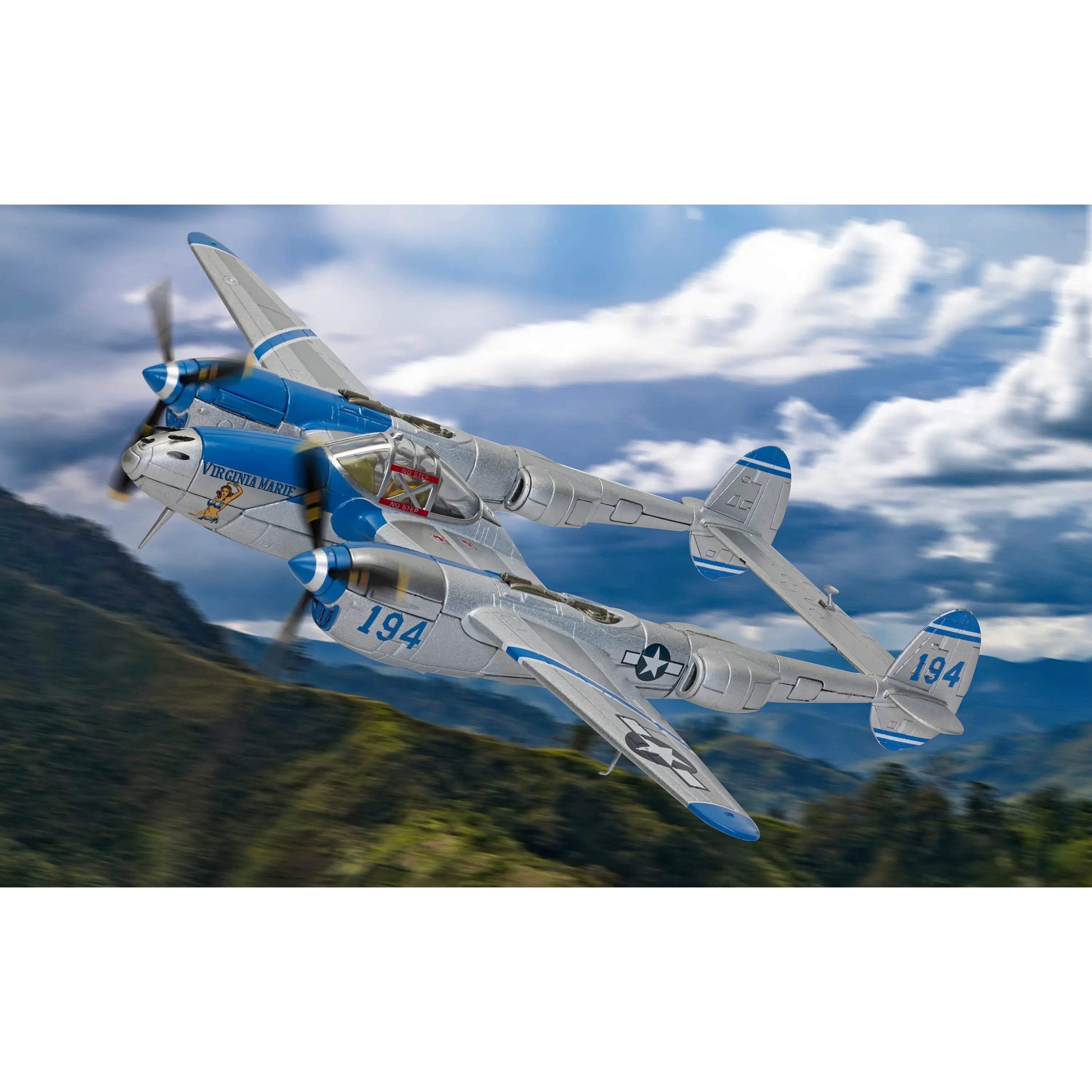 CORGI 1/72 Lockheed P-38J-15-LO 'Virginia Marie', 43-28538 / 194, 475th FG 'Satan's Angels'