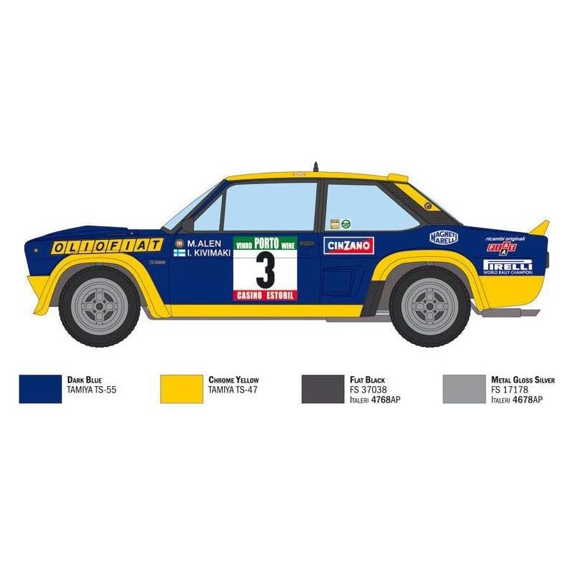 ITALERI 1/24 Fiat 131 Abarth Rally Olio Fiat