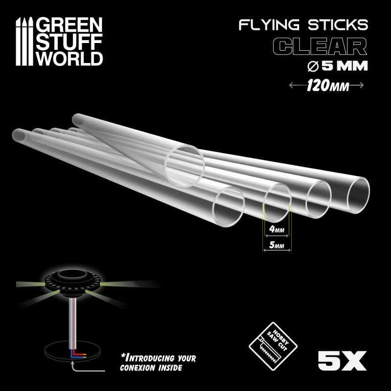 GREEN STUFF WORLD Acrylic Clear Tubes 5 mm