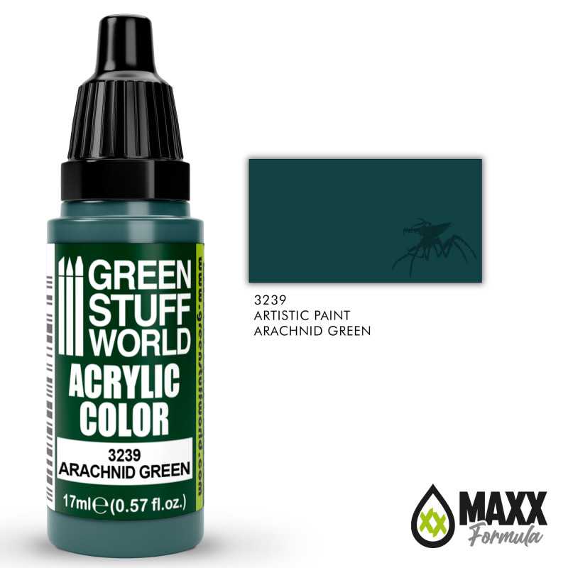 GREEN STUFF WORLD Acrylic Color - Arachnid Green 17ml