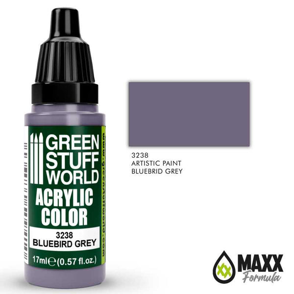GREEN STUFF WORLD Acrylic Color - Bluebird Grey 17ml