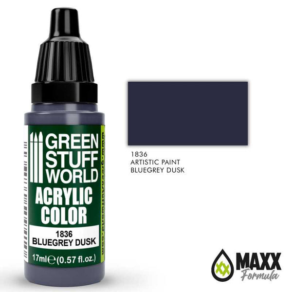 GREEN STUFF WORLD Acrylic Color - Bluegrey Dusk 17ml