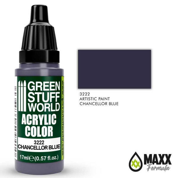 GREEN STUFF WORLD Acrylic Color - Chancellor Blue 17ml