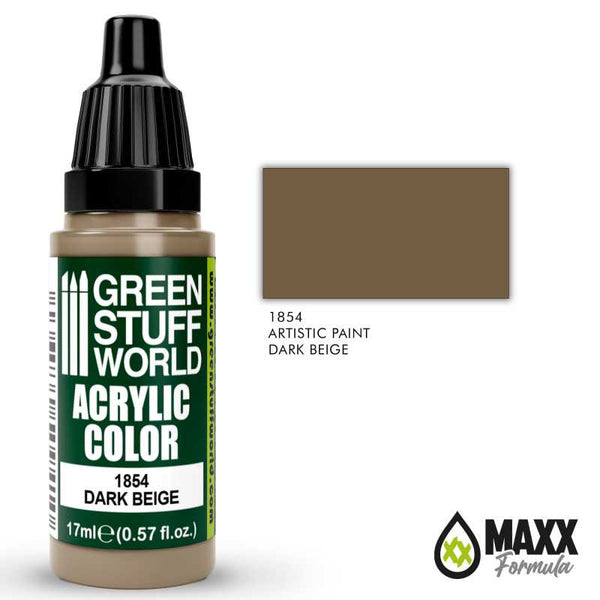 GREEN STUFF WORLD Acrylic Color - Dark Beige 17ml
