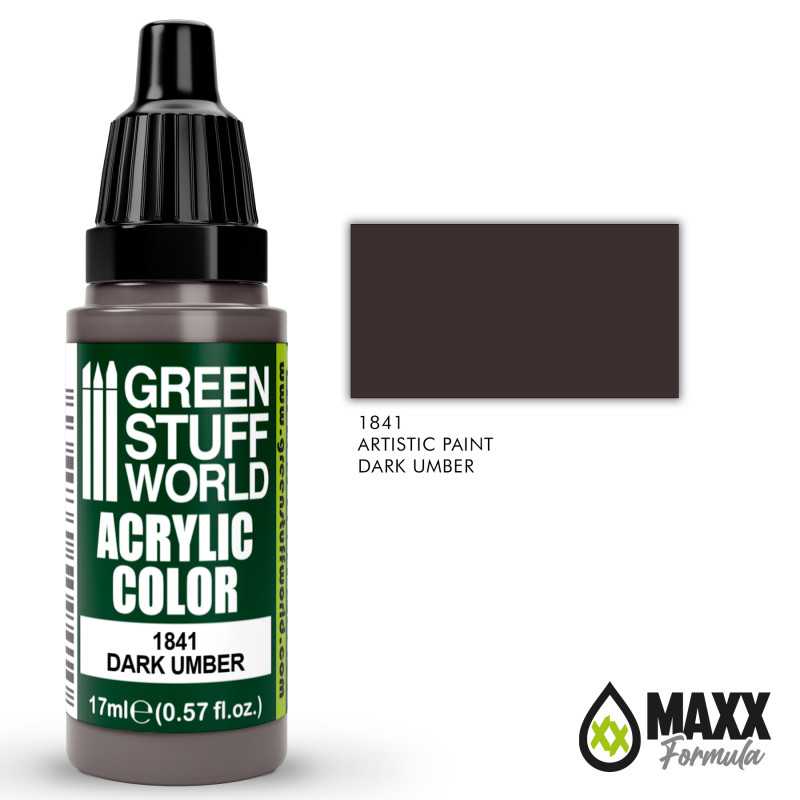 GREEN STUFF WORLD Acrylic Color - Dark Umber 17ml